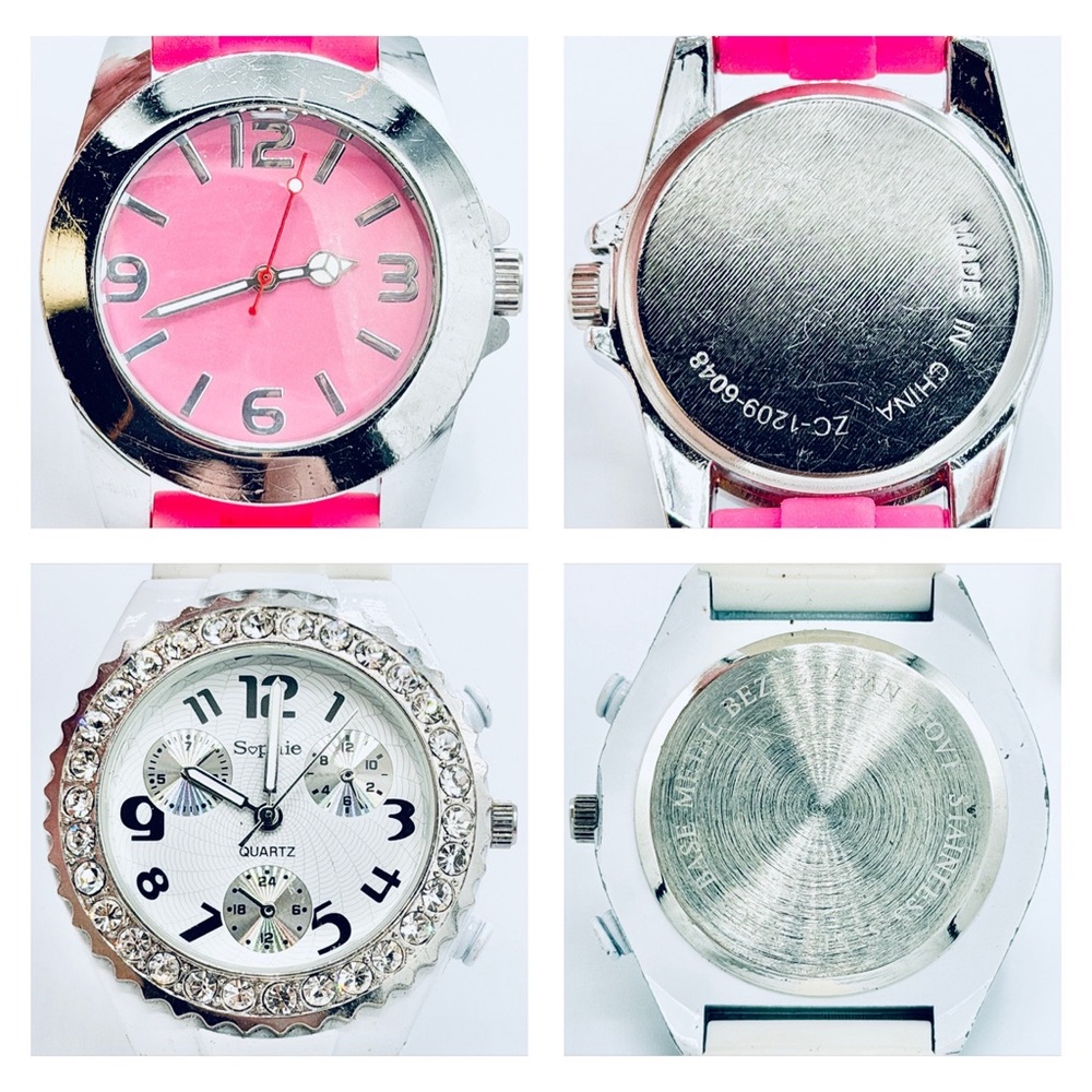 8 Used Untested Assorted Ladies Watch Lot / Bundle - Picture 3 of 6